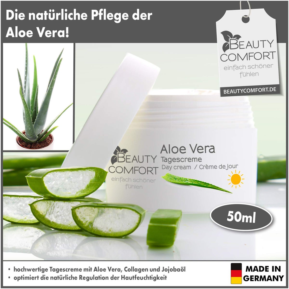Beauty Comfort Aloe Vera Tagescreme 50 ml