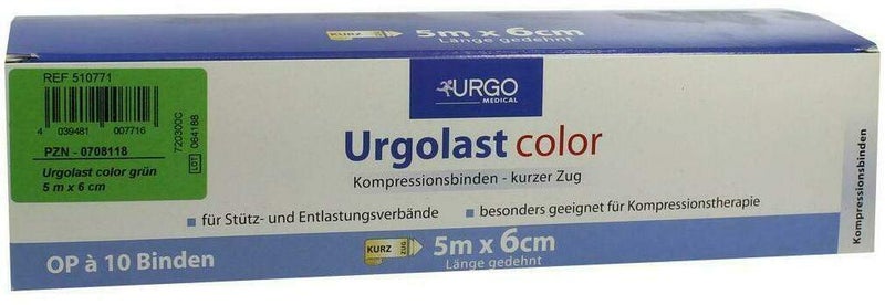 Urgolast Color Binde 6 Cmx5 M Grün