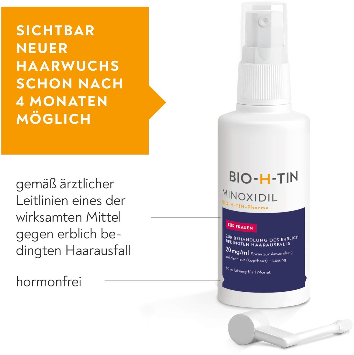 Minoxidil Bio-H-Tin Pharma 20 mg Pro ml Spray 3 X 60 ml
