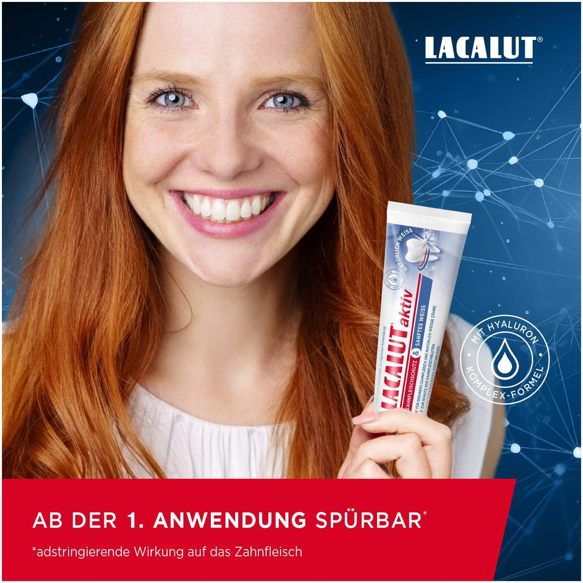 Lacalut Aktiv Zahnfleischschutz & Sanftes Weiss 75 ml Zahnpasta