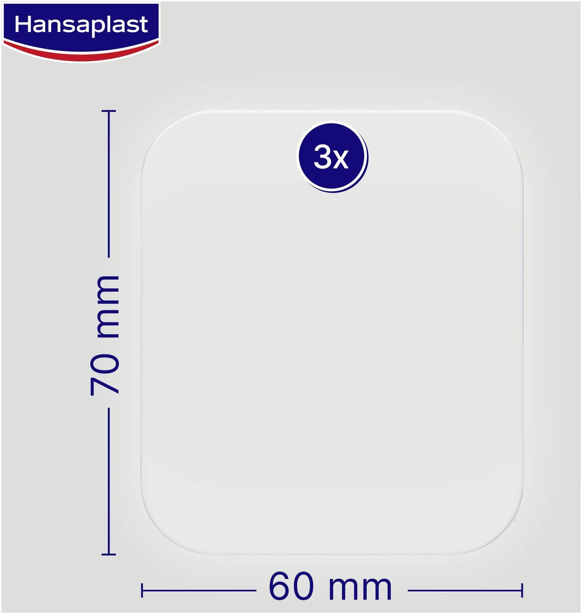 Hansaplast Zweite Haut Schutz groß Pflaster 3 Stück