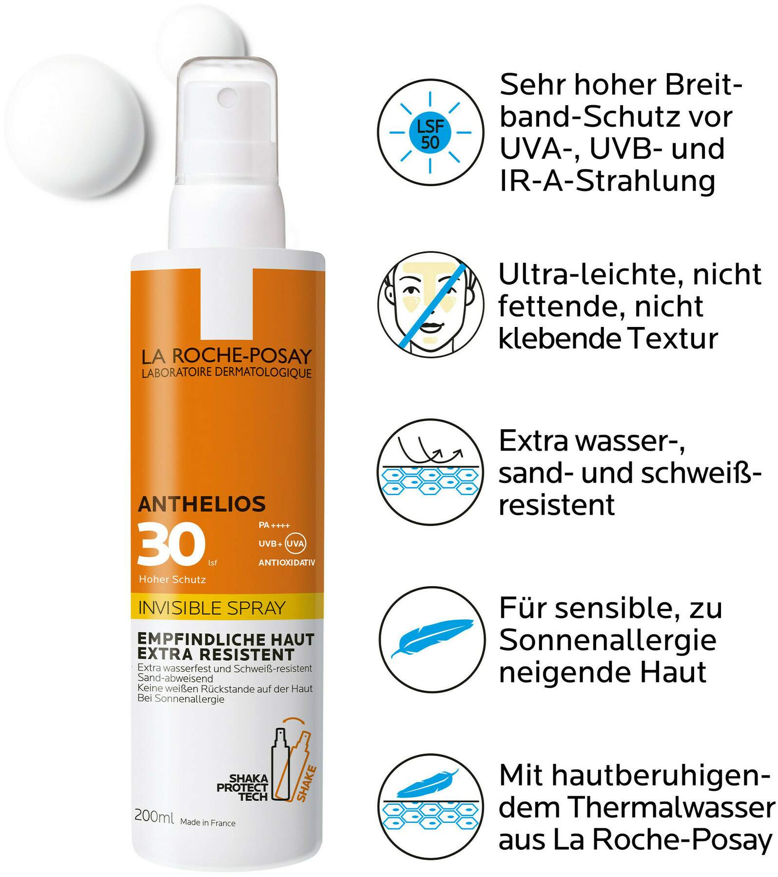La Roche Posay Anthelios Invisible LSF 30 200 ml Spray