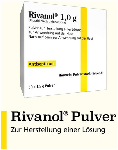 Rivanol 1,0 G Pulver 5 Stück