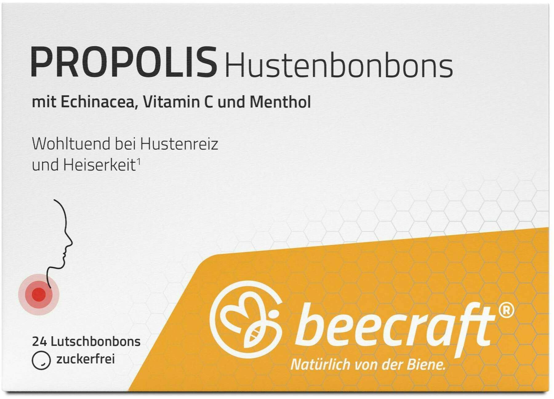Beecraft Propolis Husten-Bonbons 24 Stück