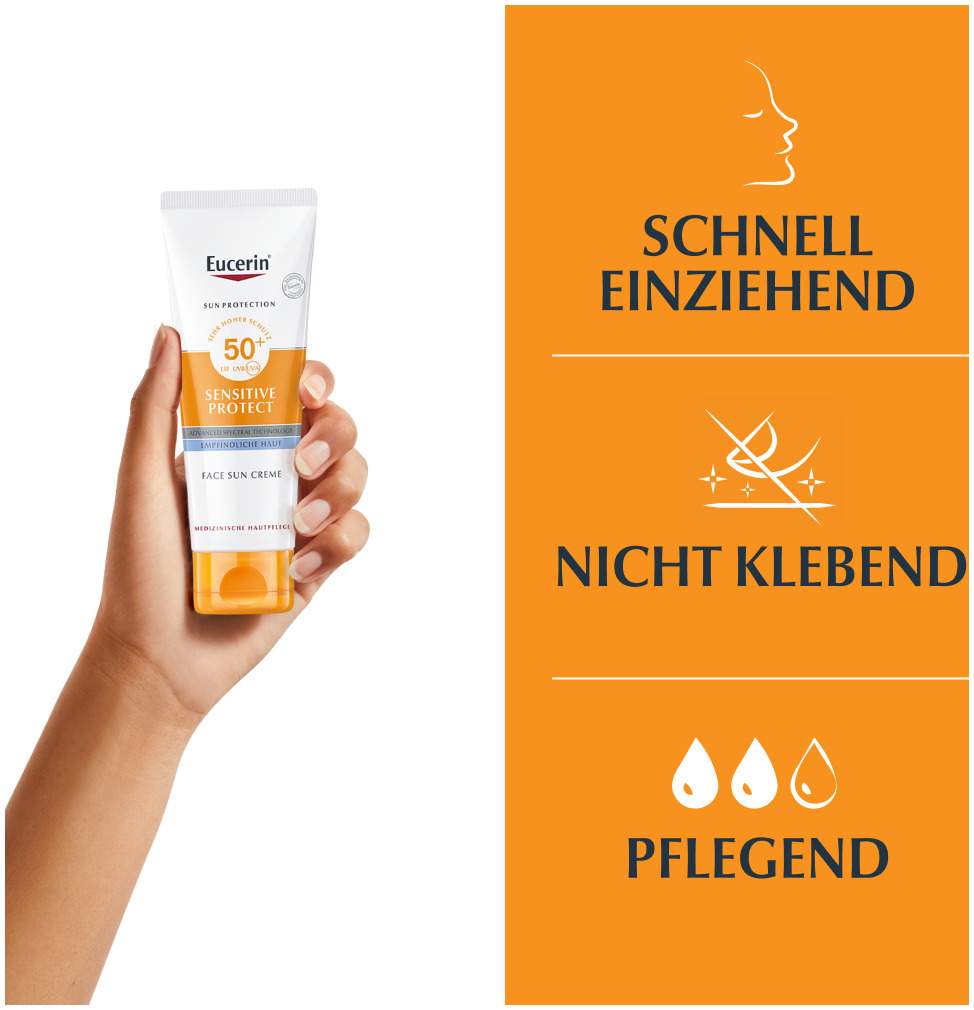 Eucerin Sun Sensitive Protect Face LSF 50+ 50 ml Creme