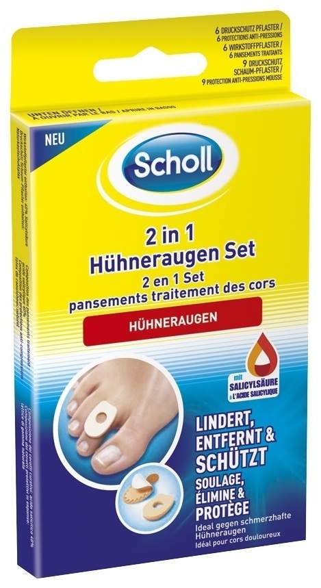 Scholl 2 in 1 Hühneraugen Set