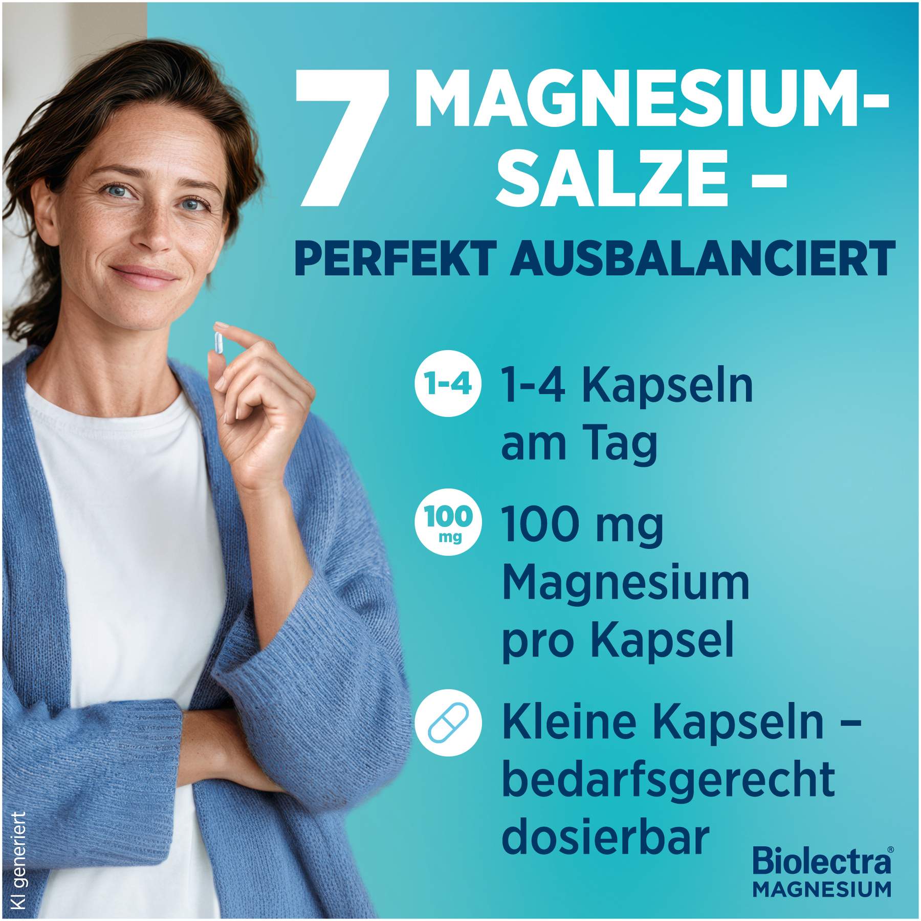 Biolectra Magnesium Komplex Balance 7 120 Kapseln