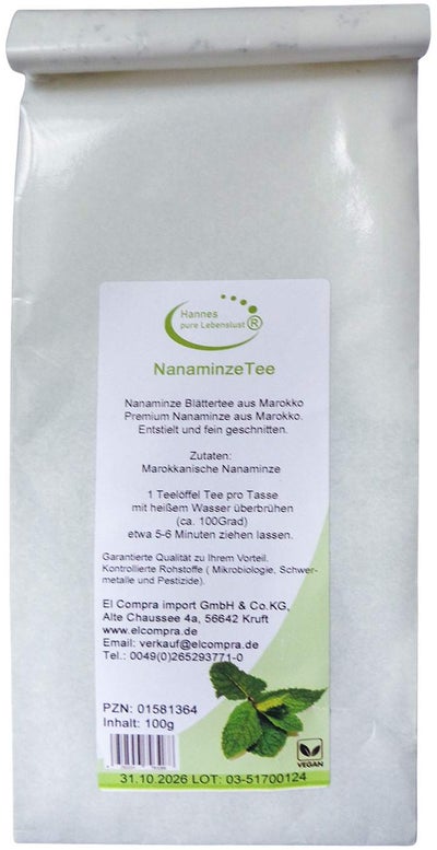 Nanaminze Blättertee 100 G