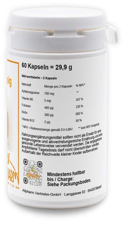 Apfelessig Kapseln 60 Kapseln