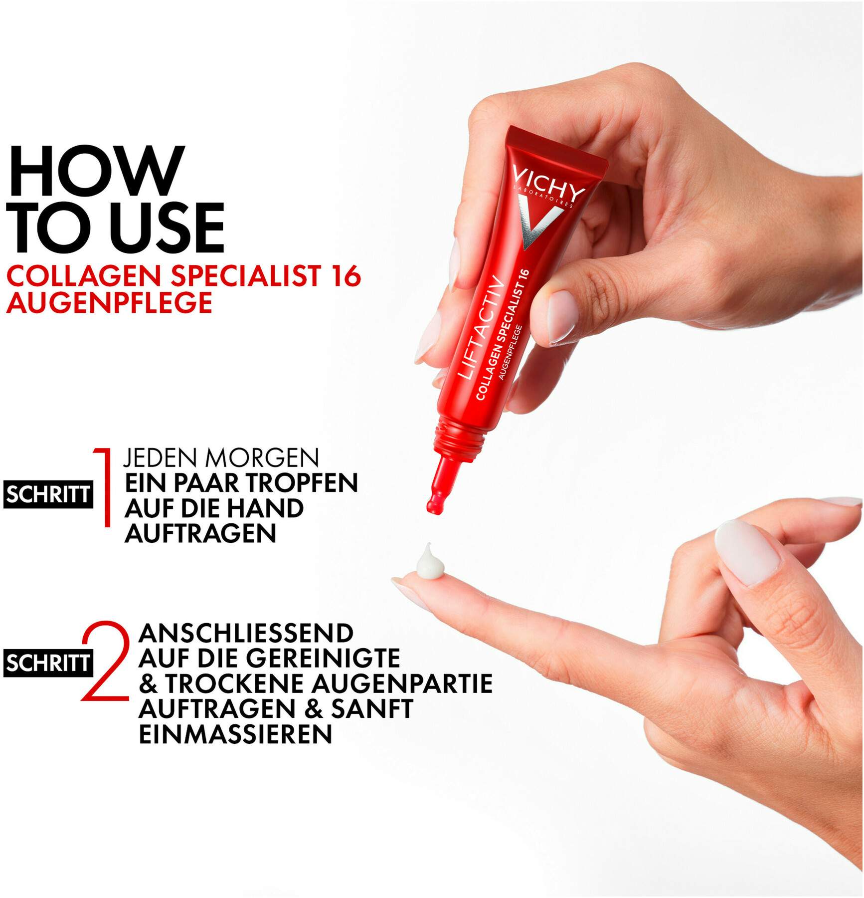 Vichy Liftactiv Collagen Specialist 16 Augenpflege 15 ml + gratis Kosmetiktasche 1 Stück