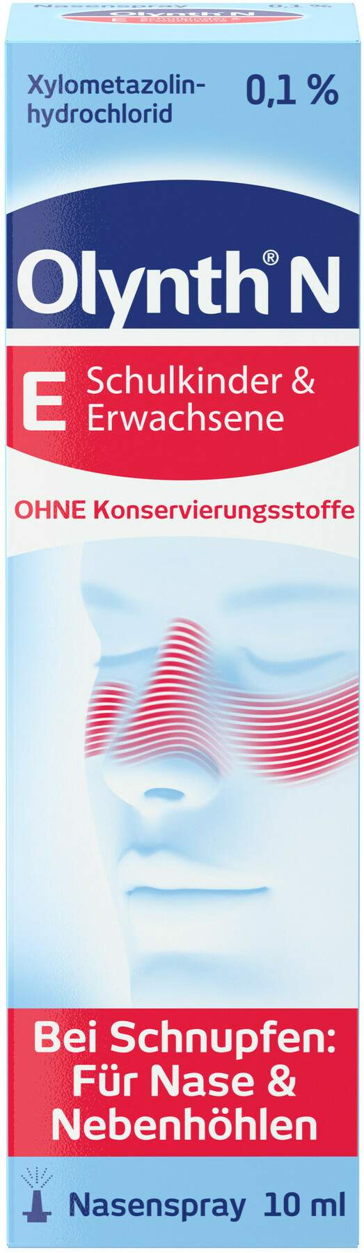 Olynth 0,1 % 10 ml Schnupfenspray ohne Konservierungsmittel