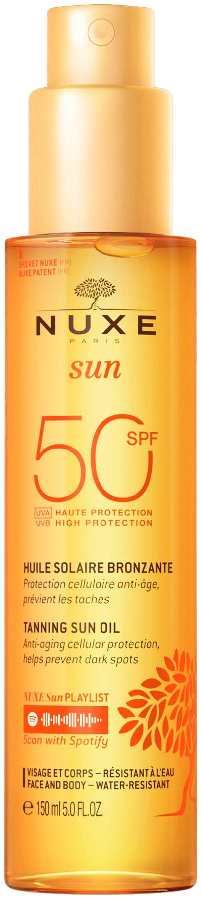 NUXE Sun Sonnenöl Gesicht & Körper LSF50 150 ml