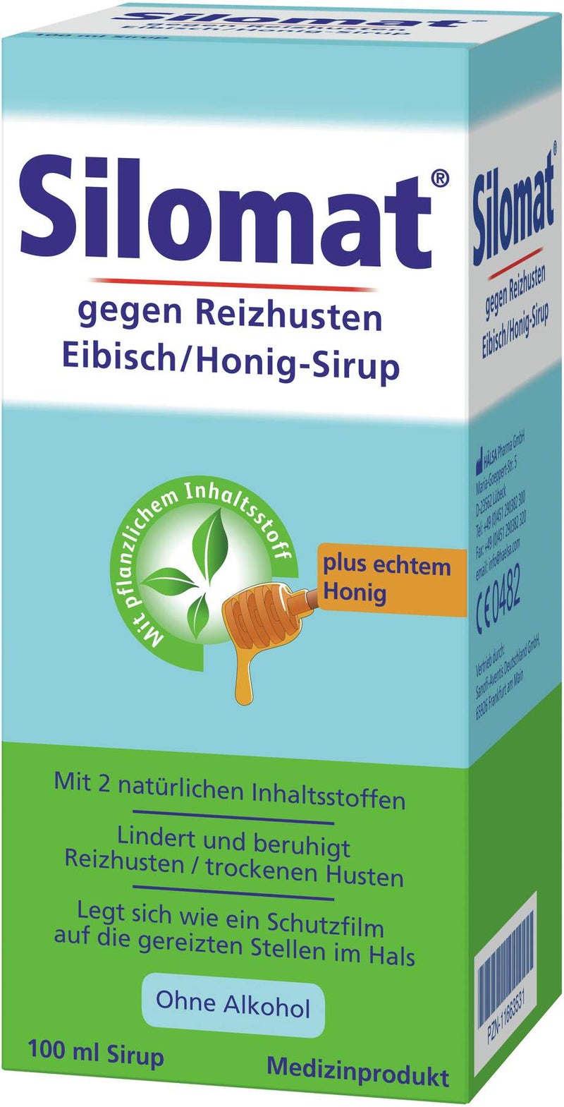 Silomat gegen Reizhusten Eibisch Honig Sirup 100 ml