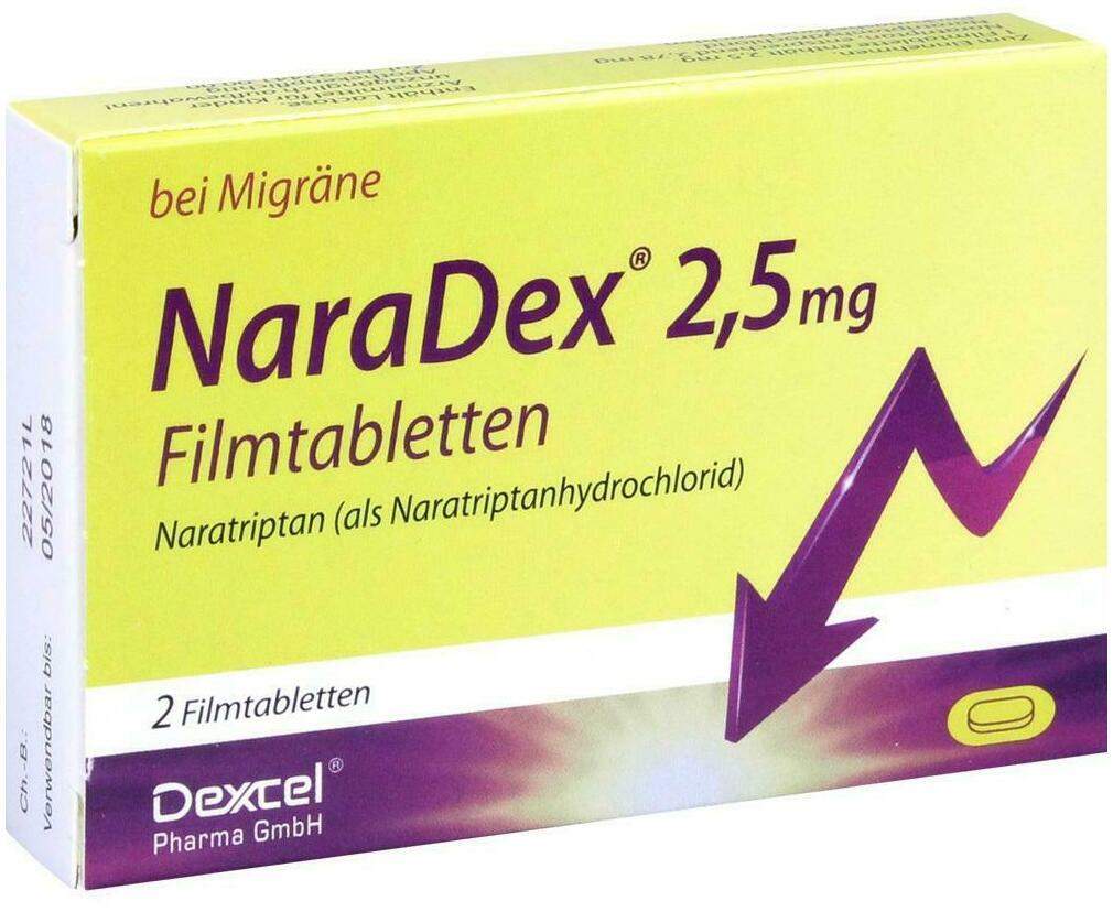 Naradex 2,5 mg Filmtabletten