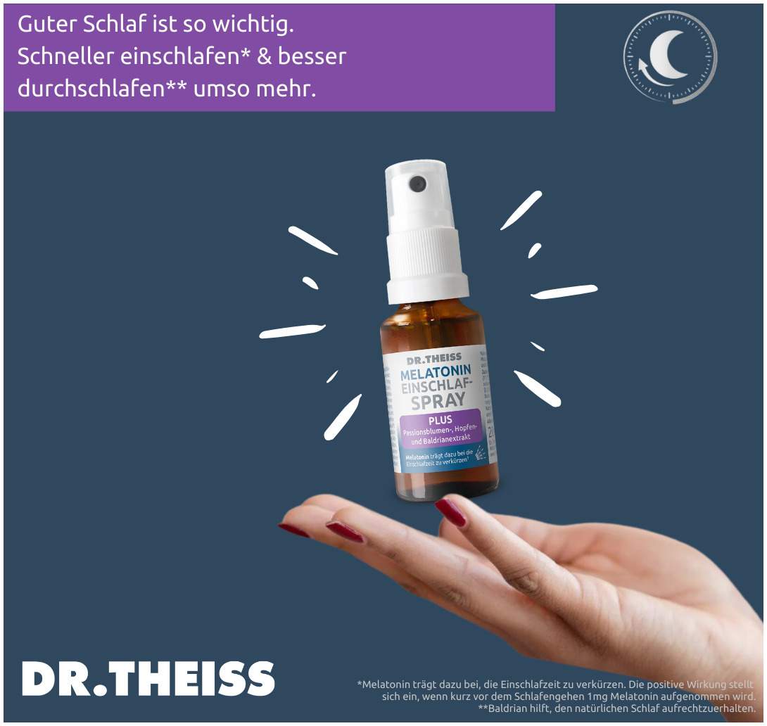 Dr. Theiss Melatonin Einschlaf-Spray Plus 20 ml