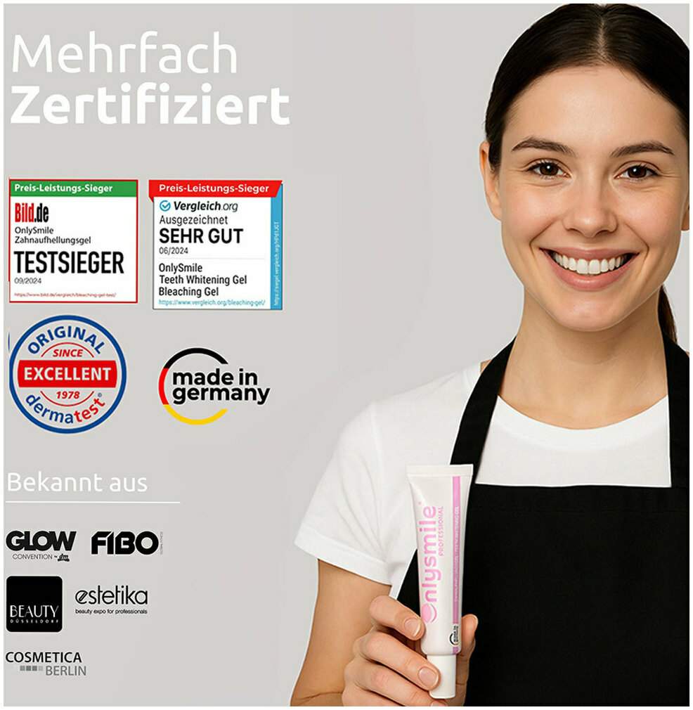 Onlysmile Zahnaufhellungsgel 3 X 40 ml