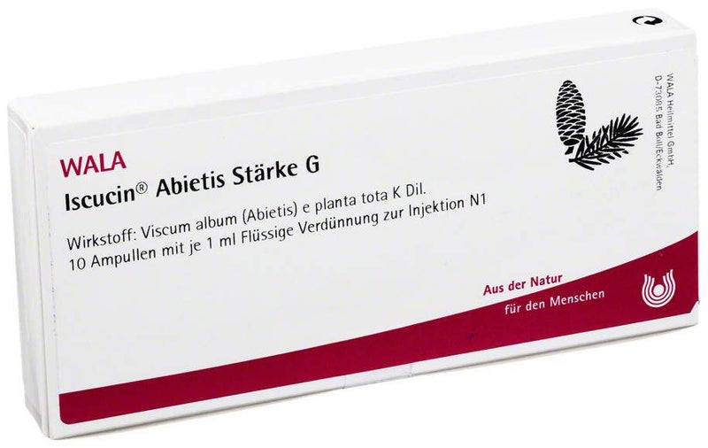 Wala Iscucin Abietis Stärke G 10 X 1 ml Ampullen