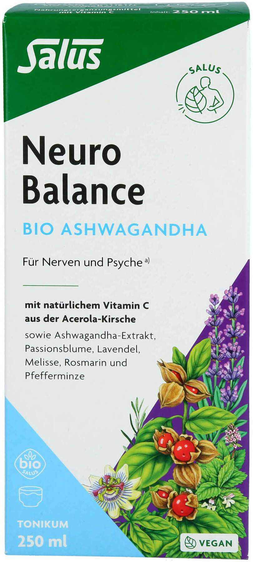 Neuro Balance Bio Ashwagandha Tonikum Salus 250 ml