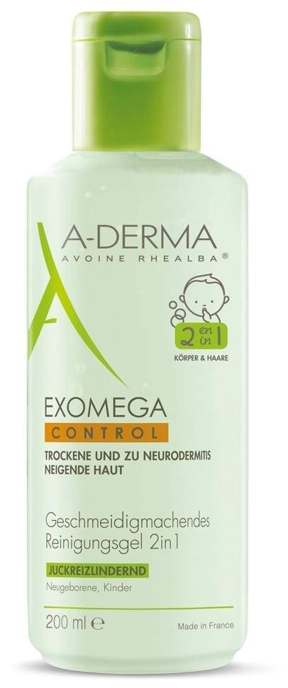 A-Derma Exomega Control Reinigungsgel 2in1 200 ml