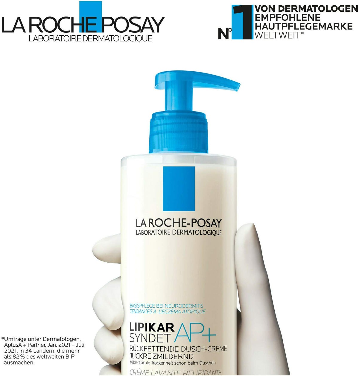 La Roche Posay Lipikar Syndet AP+ Reinigungs-Cremegel 400 ml