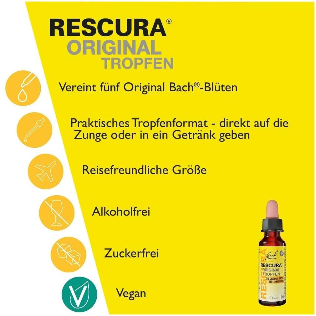 Bach Original Rescura alkoholfrei 10 ml Tropfen