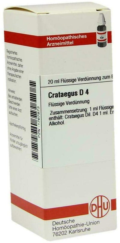 Dhu Crataegus D4 20 ml Dilution