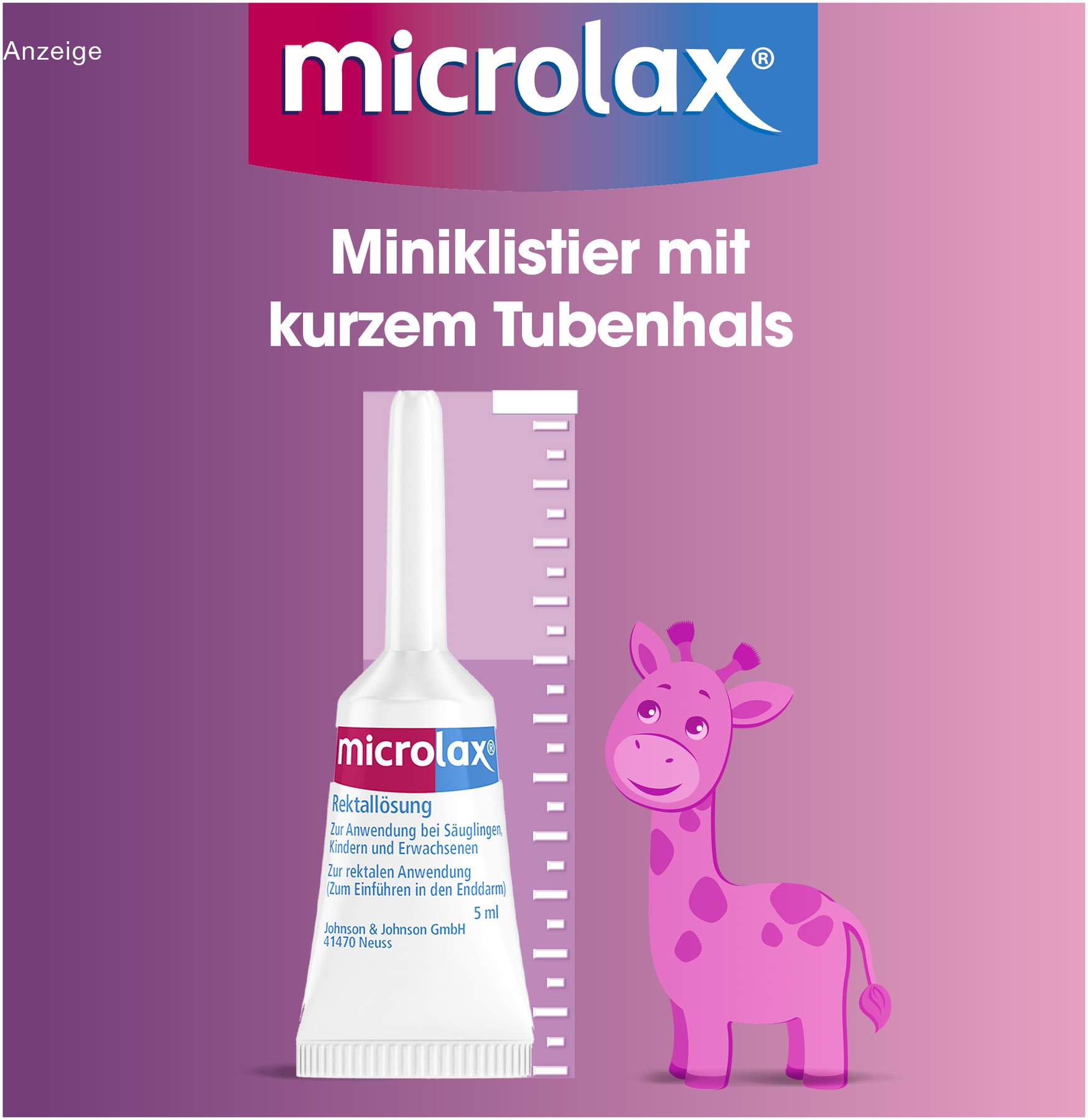Microlax Rektallösung Klistiere mit kurzem Tubenhals 4 Stück