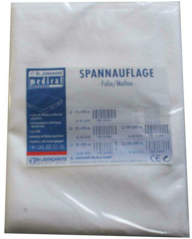 Molton Spannauflage 90x190cm Mit Folie Einseitig