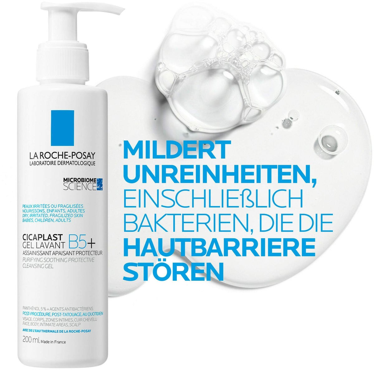 La Roche Posay Cicaplast Lavant B5 Reinigungsgel 200 ml