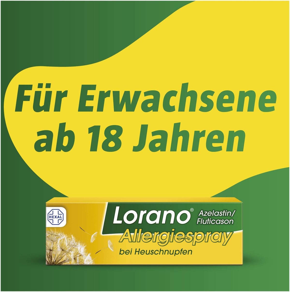 Lorano Azelastin-Fluticason Allergiespray bei Heuschnupfen 23 g