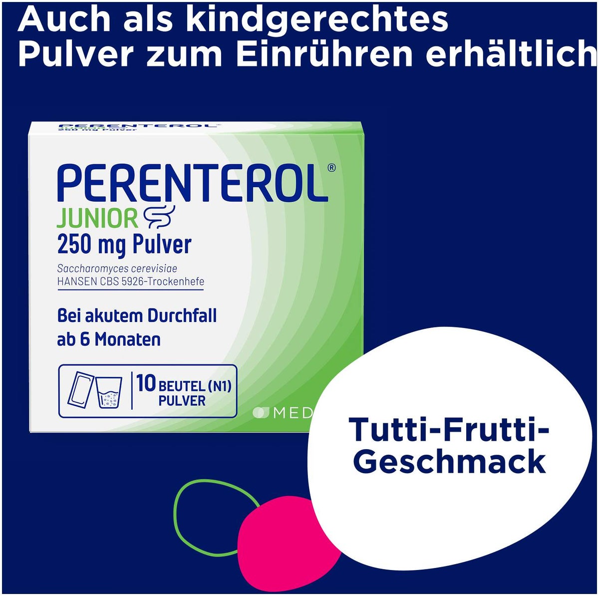 Perenterol forte 250 mg 20 Kapseln