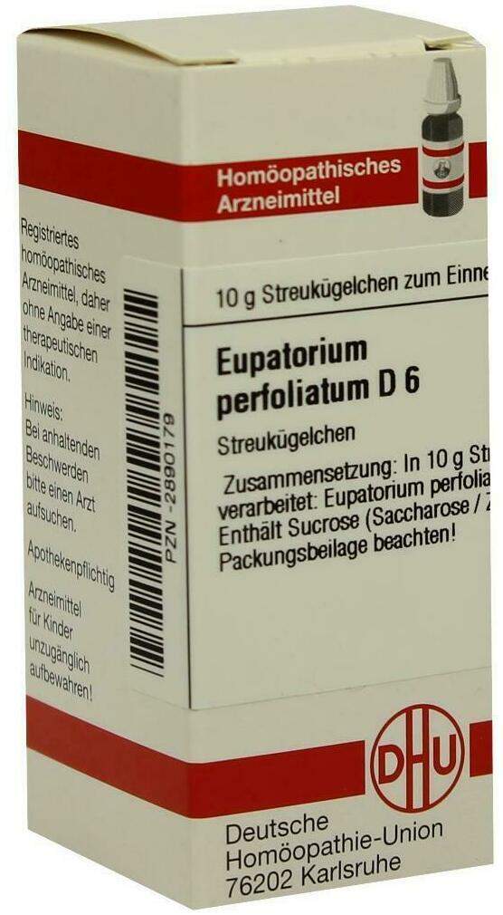 Dhu Eupatorium Perfoliatum D6 10 G Globuli
