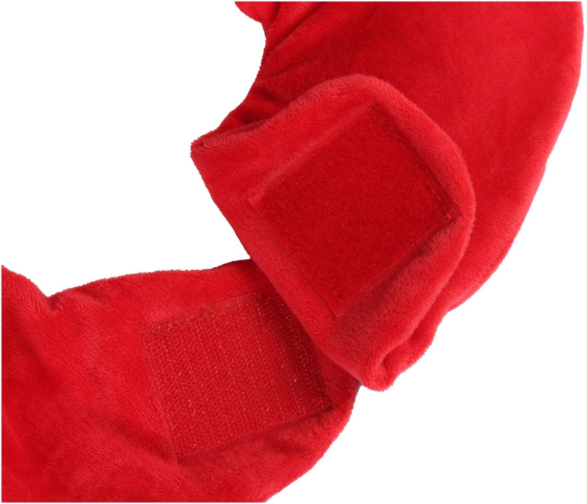 Nacken-Wärmflasche mit breitem Einfülltrichter inkl. Bezug, rot 1 Stück