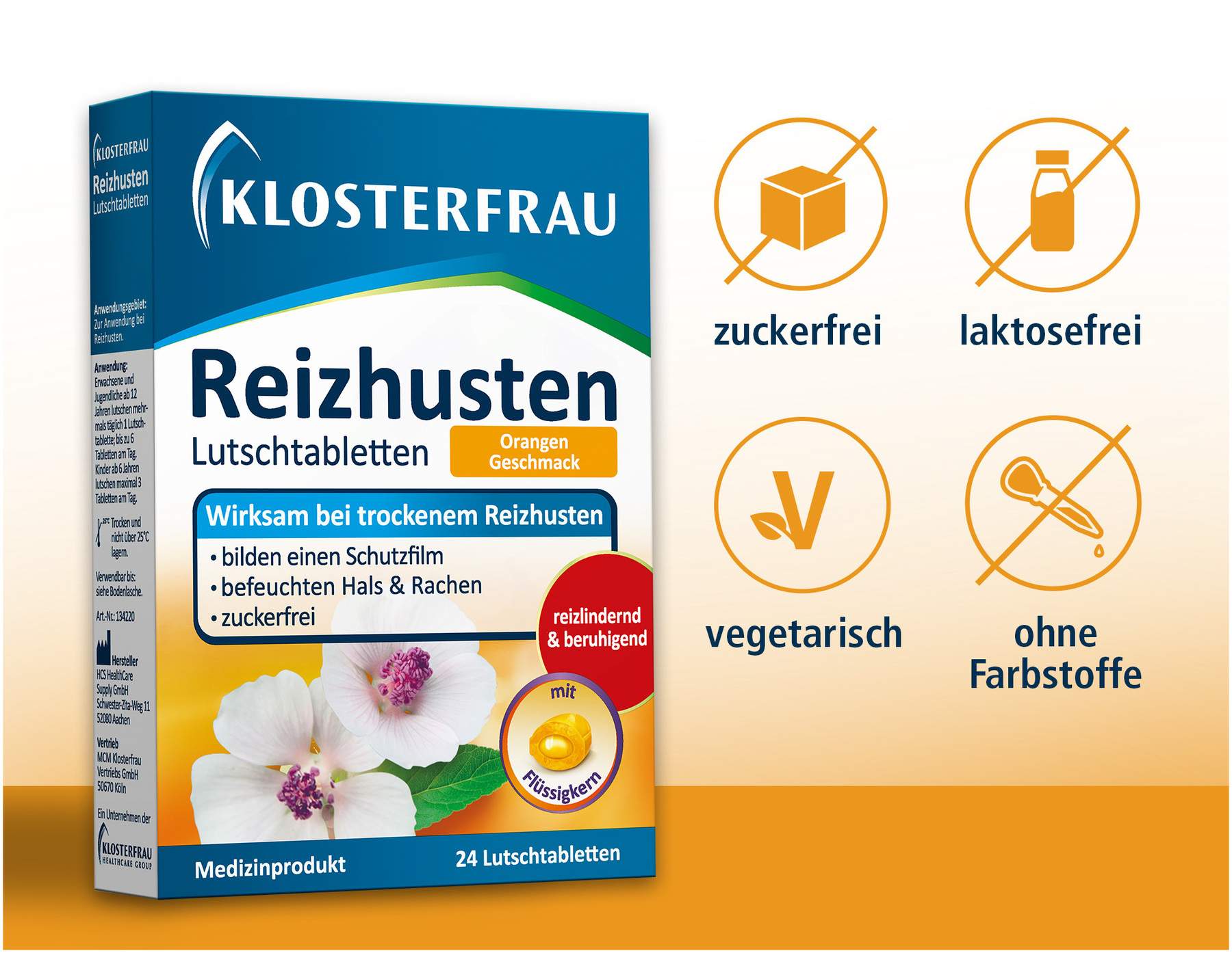 Klosterfrau Reizhusten Lutschtabletten 24 Stück