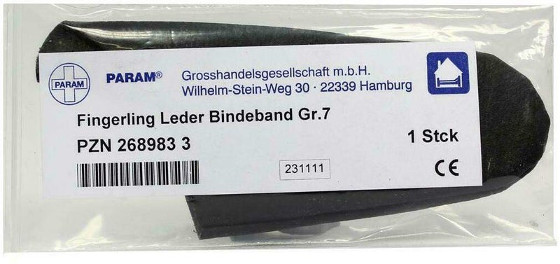 Fingerling Leder Gr.7 Mit Bindeband 1 Stück