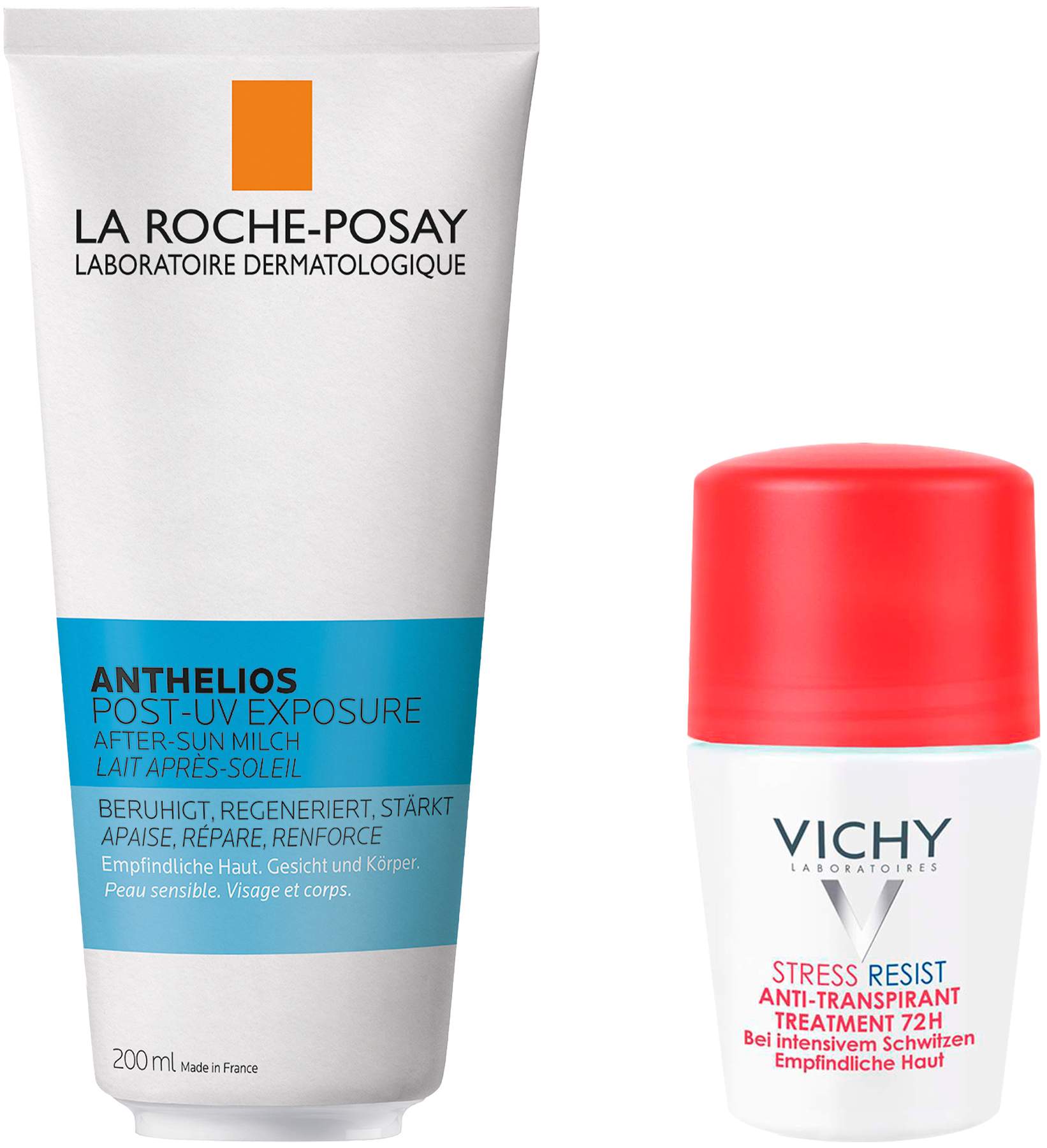 La Roche Posay Anthelios After Sun Milch 200 ml + gratis Vichy Deo Stress Resist 72h 50 ml