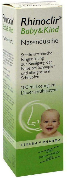 Rhinoclir Baby und Kind Nasendusche 100 ml Lösung
