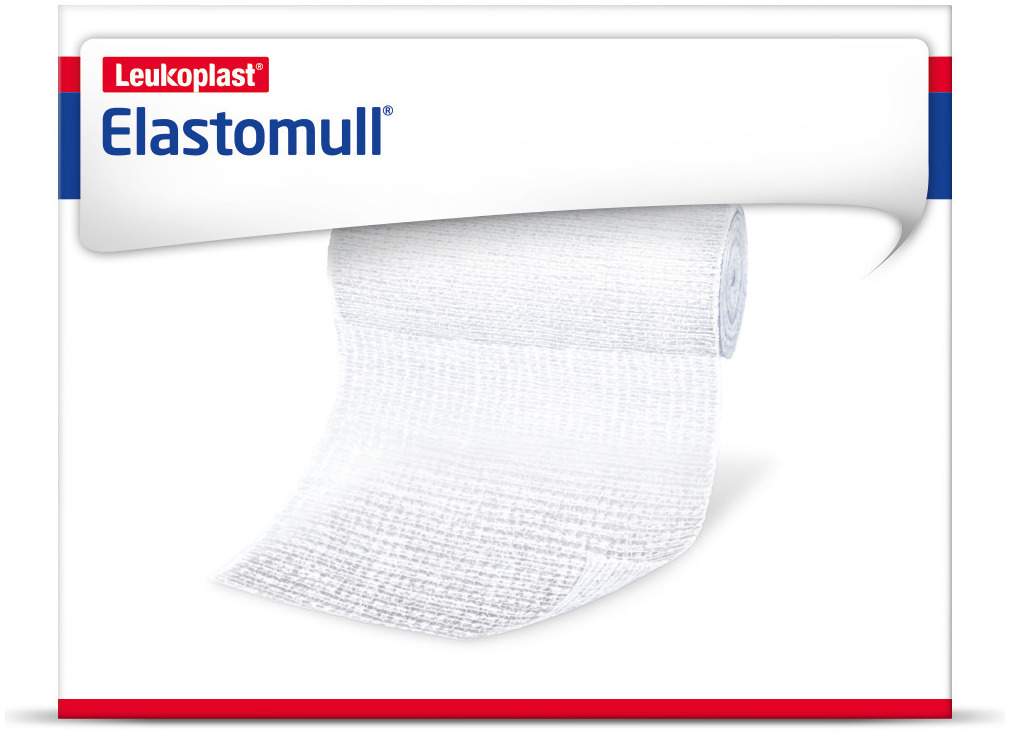 Elastomull 4 m x 8 cm elastische Fixierbinde
