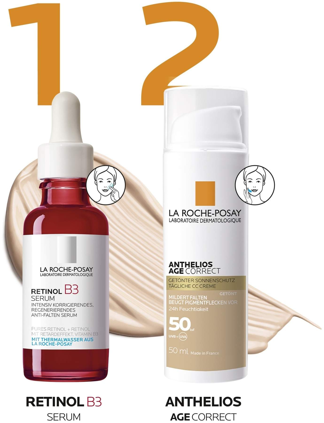 La Roche Posay Anthelios Age Correct getönt LSF 50 50 ml Creme