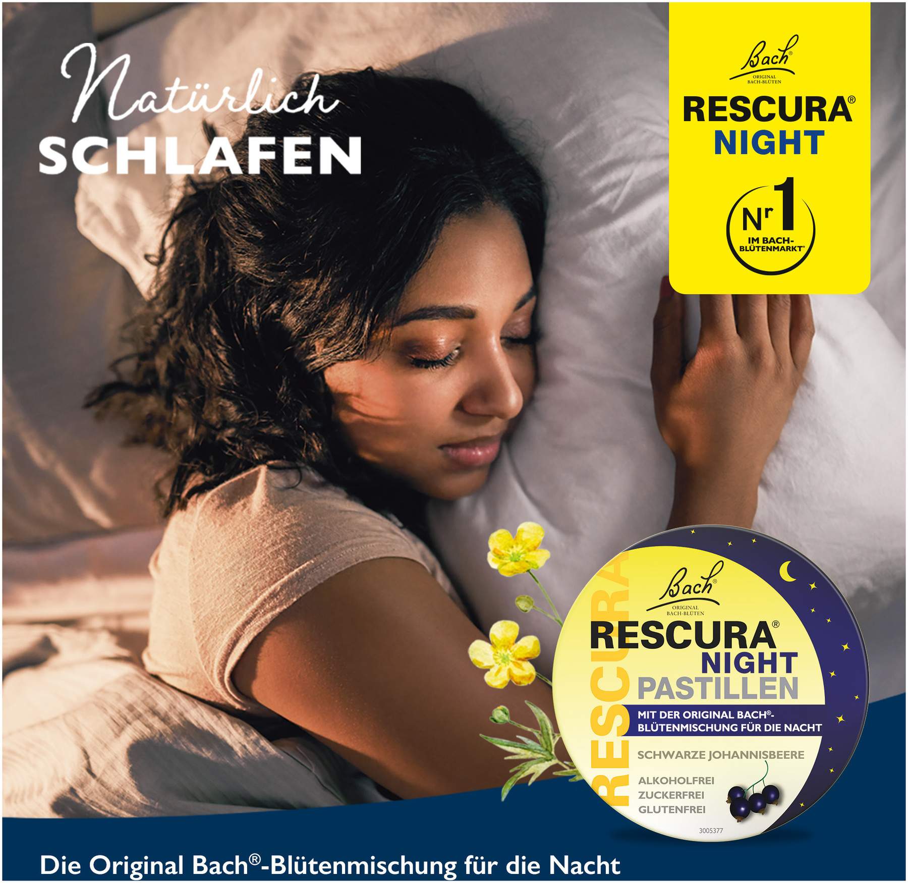 Bach Original Rescura Night 50 g Pastillen