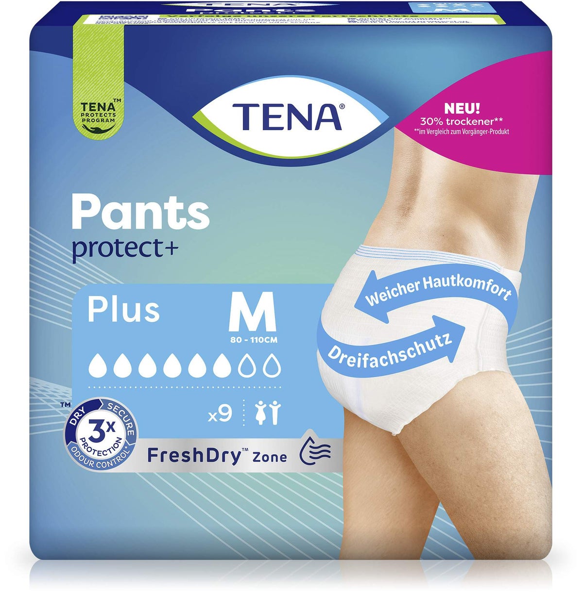 Tena Pants Confiofit Plus Medium 9 Stück
