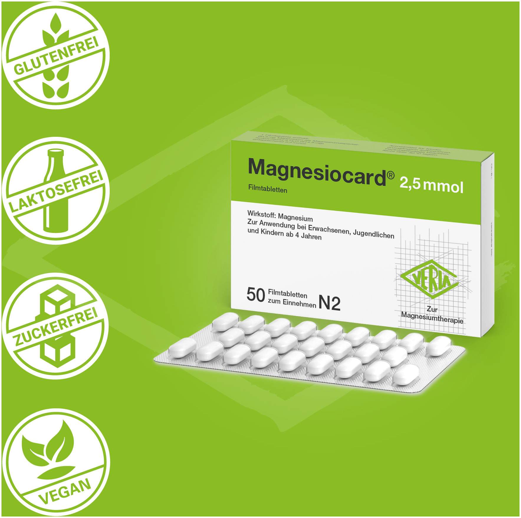 Magnesiocard 2,5 Mmol 50 Filmtabletten