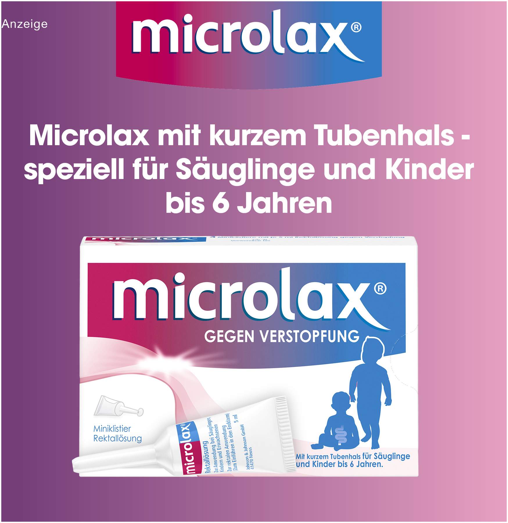 Microlax Rektallösung Klistiere mit kurzem Tubenhals 4 Stück