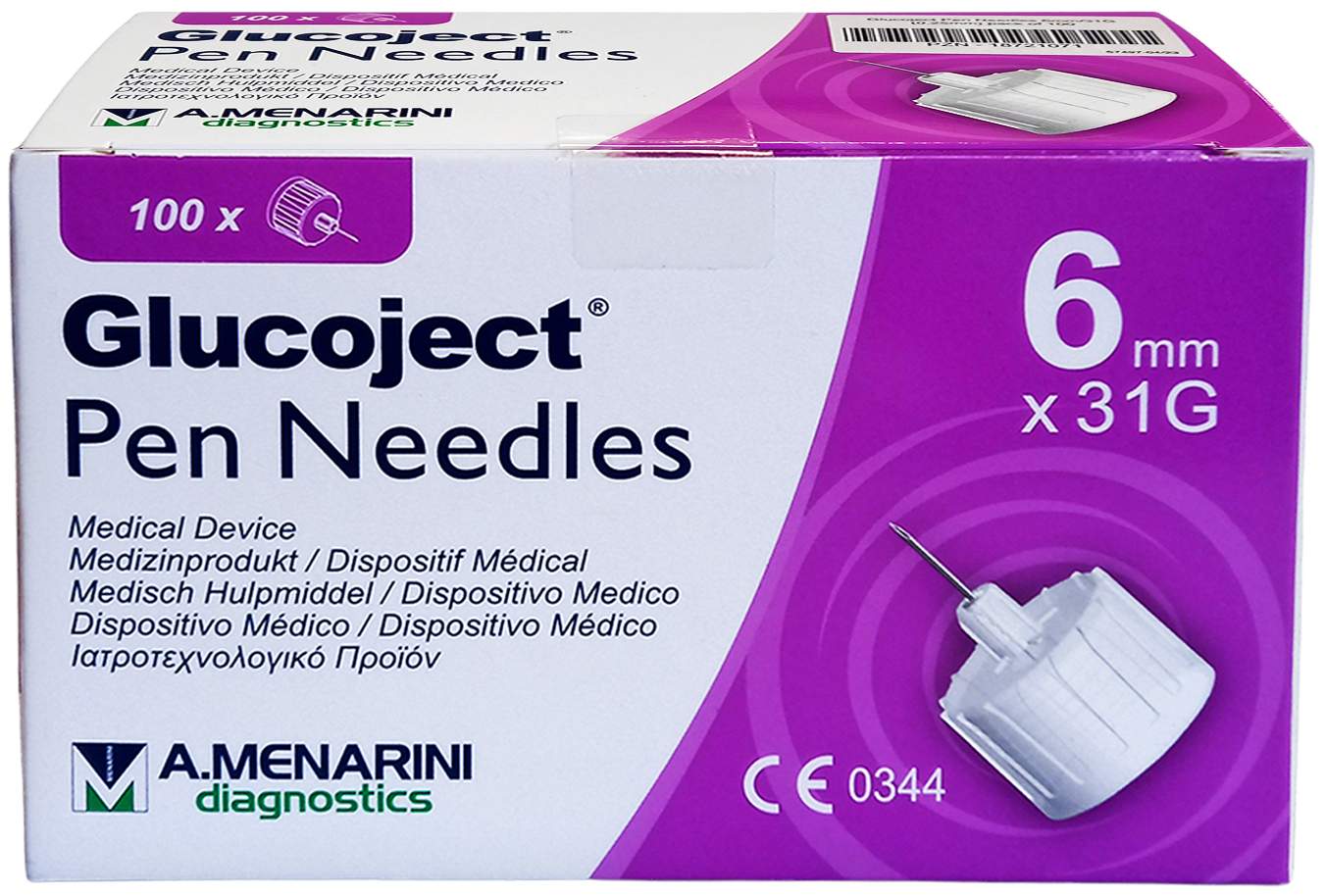 Glucoject Pen-Nadeln 31 Gx6 mm 0,25 mm