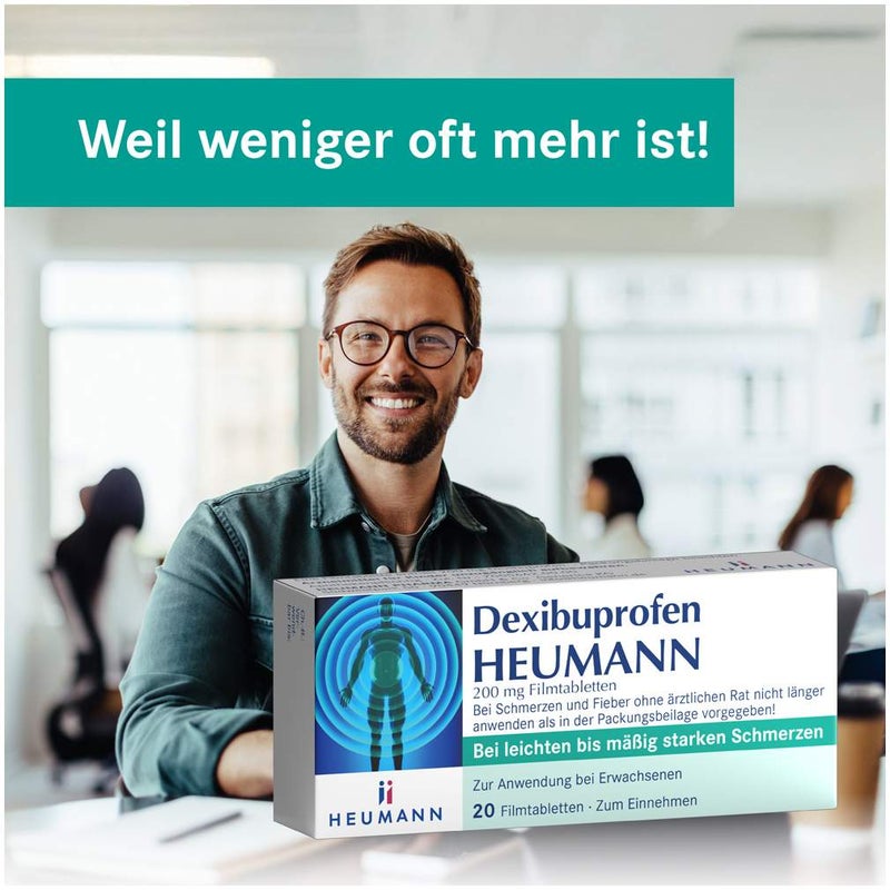 Dexibuprofen Heumann 200 mg 20 Filmtabletten