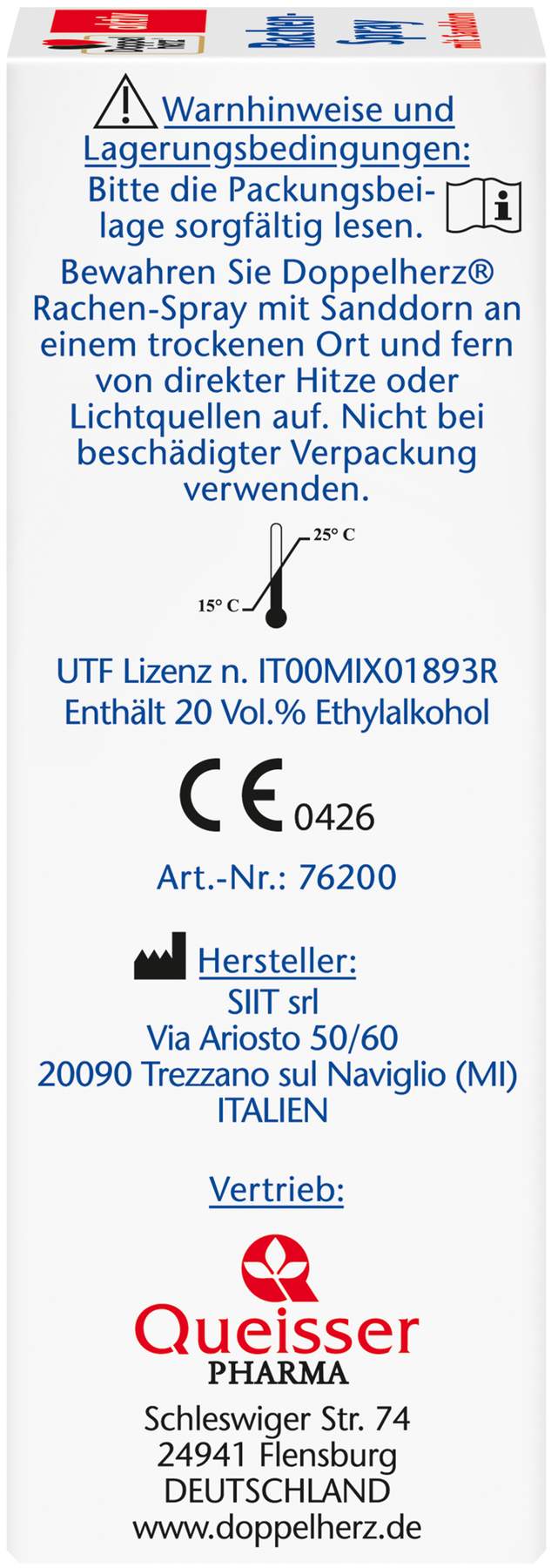 Doppelherz Aktiv Rachen-Spray Mit Sanddorn 30 ml