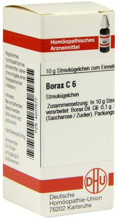 Dhu Borax C6 10 G Globuli
