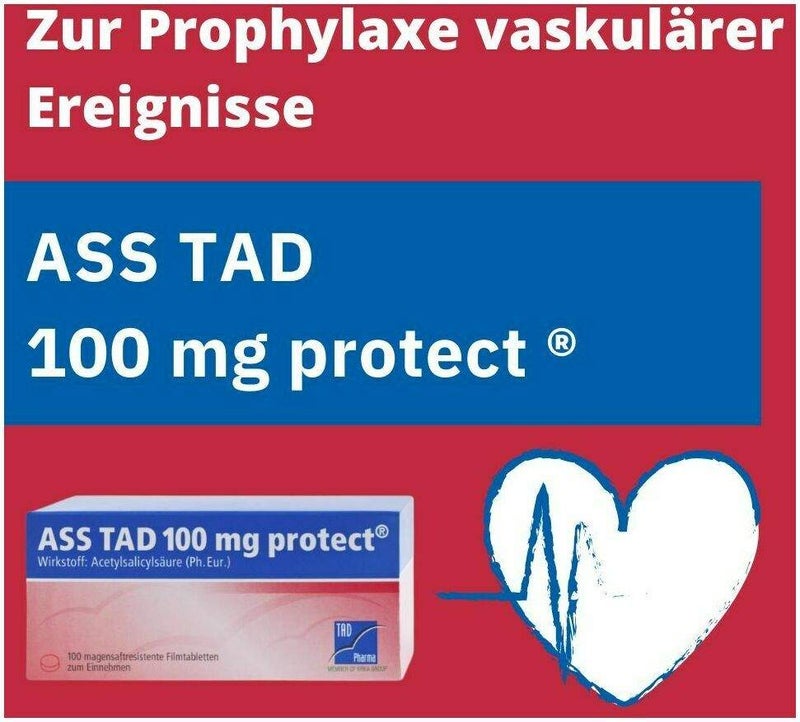 ASS TAD 100 mg Protect 100 magensaftresistente Tabletten