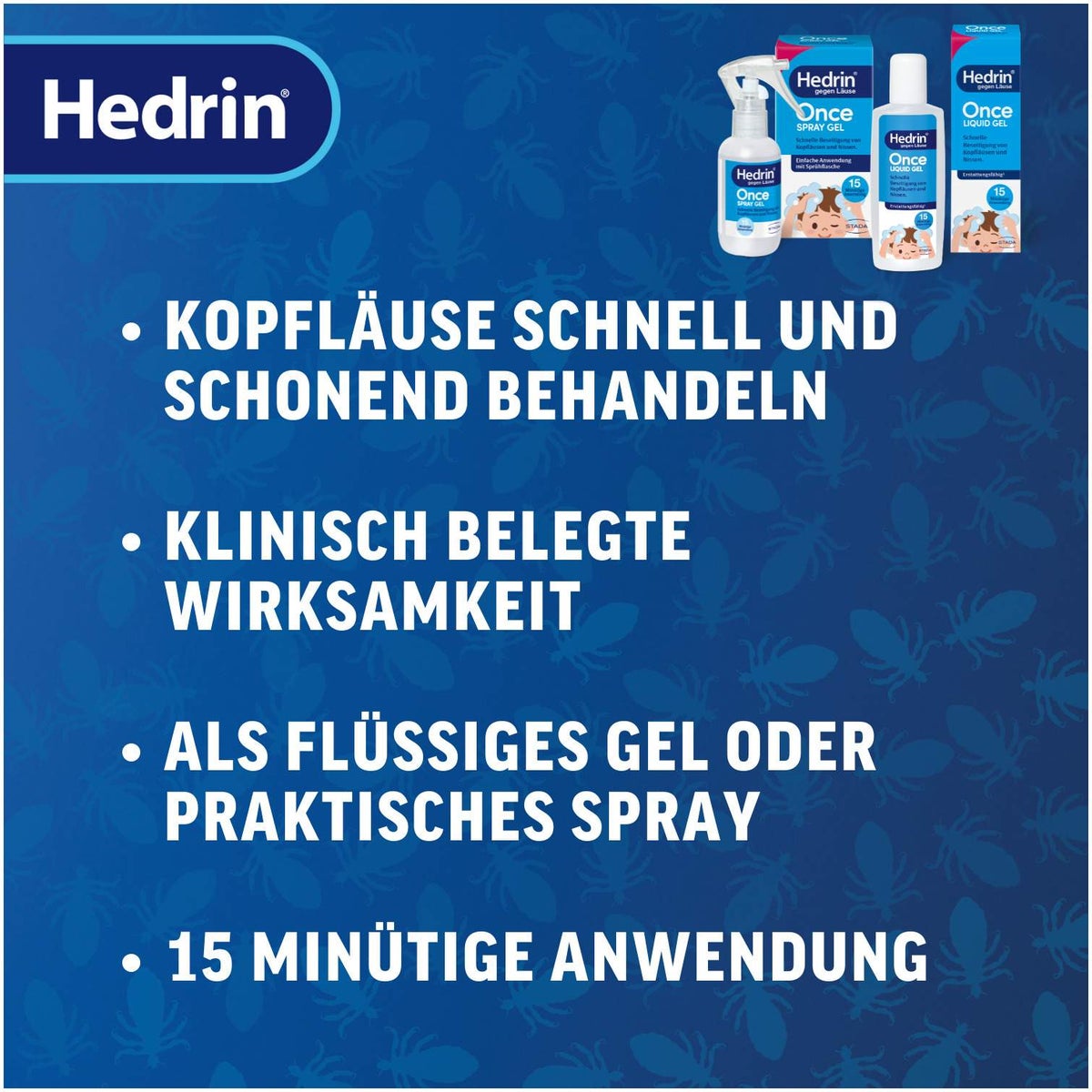 Hedrin Protect & Go Spray 100 ml + Once Liquid Gel 100 ml