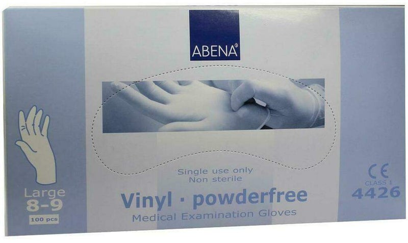 Vinyl Handschuhe Puderfrei Large 100 Stück